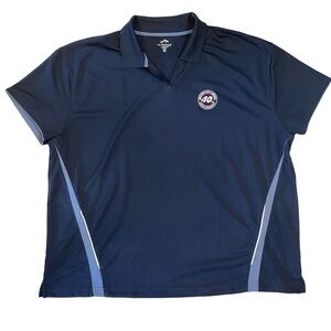 Mustang Club of America 40th Anniversary Navy Blue Polo #232 Plus‎ Size Women 3X